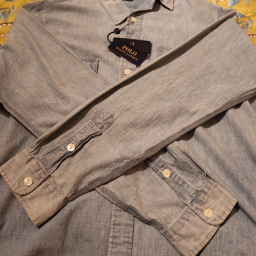 Polo Ralph Lauren Light Blue Denim Shirt